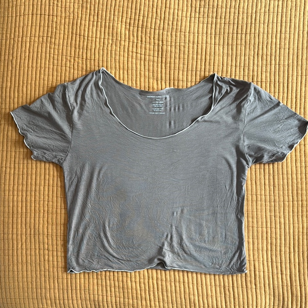 Indigo Luna Grey Top